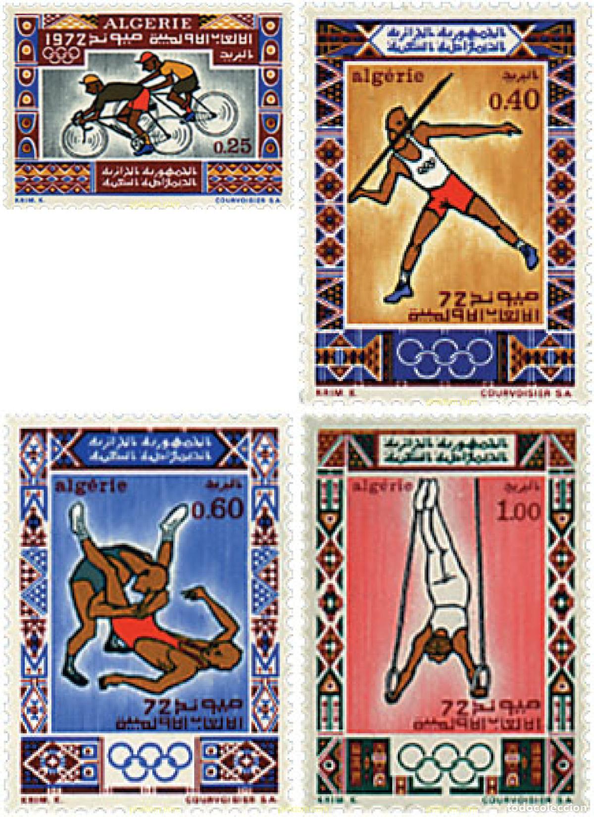 Sellos: 79185 MNH ARGELIA 1972 20 JUEGOS OLIMPICOS VERANO MUNICH 1972