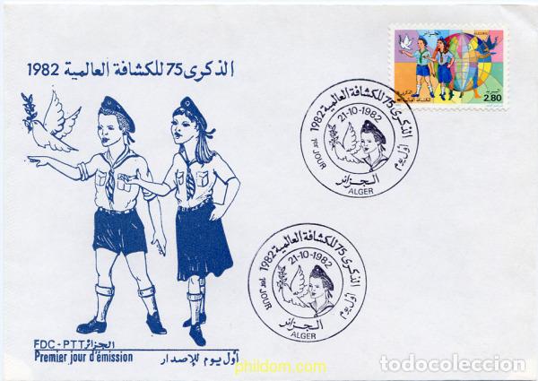 Sellos: 265826 MNH ARGELIA 1982 75 ANIVERSARIO DEL ESCULTISMO