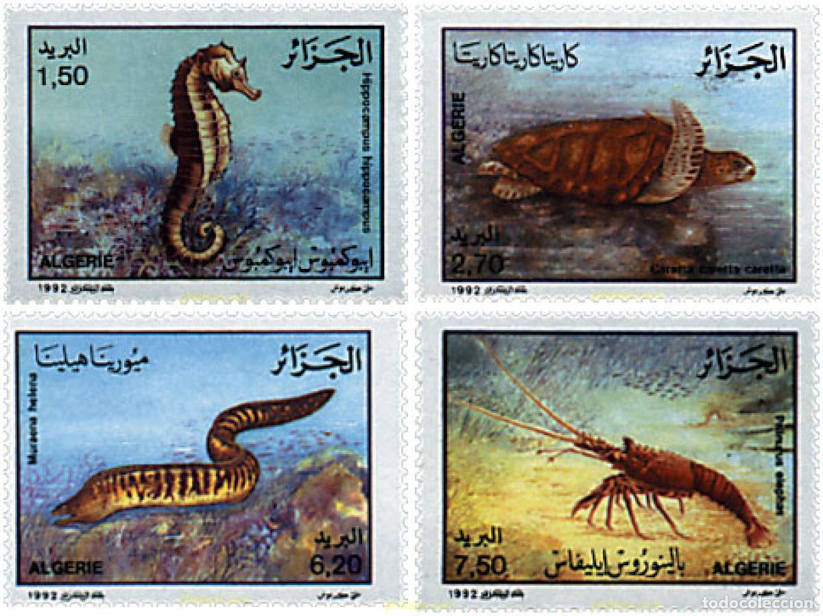 Sellos: 28992 MNH ARGELIA 1992 FAUNA MARINA