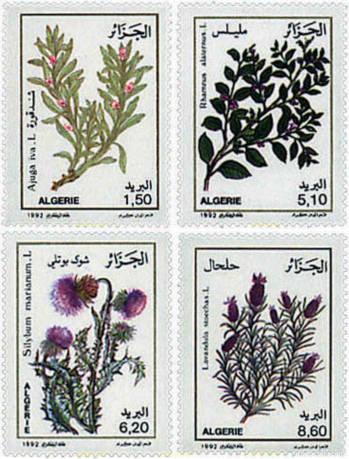 Sellos: 79218 MNH ARGELIA 1992 PLANTAS MEDICINALES