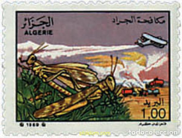 Sellos: 39168 MNH ARGELIA 1989 LUCHA CONTRA LAS PLAGAS