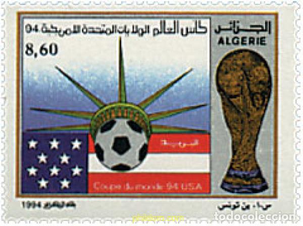 Sellos: 97635 MNH ARGELIA 1994 COPA DEL MUNDO DE FUTBOL. USA-94
