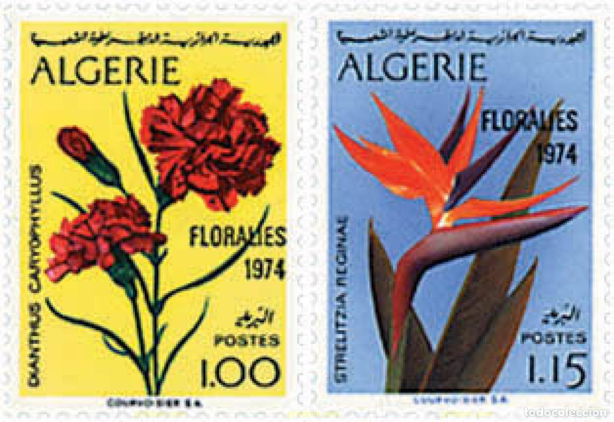 Sellos: 99387 MNH ARGELIA 1974 FLORALIES 1974
