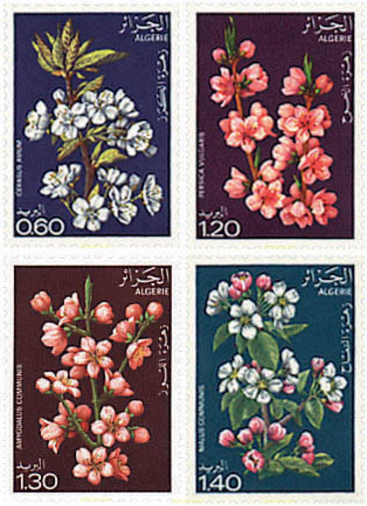 Sellos: 79203 MNH ARGELIA 1978 FLORES DE ARBOLES