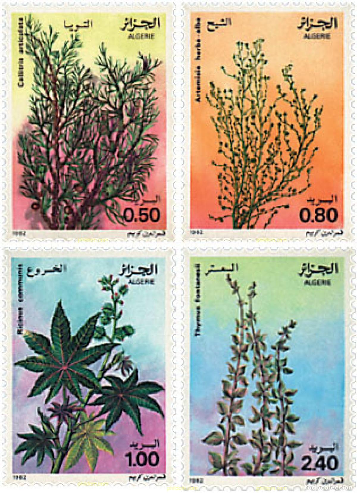 Sellos: 82042 MNH ARGELIA 1982 PLANTAS MEDICINALES