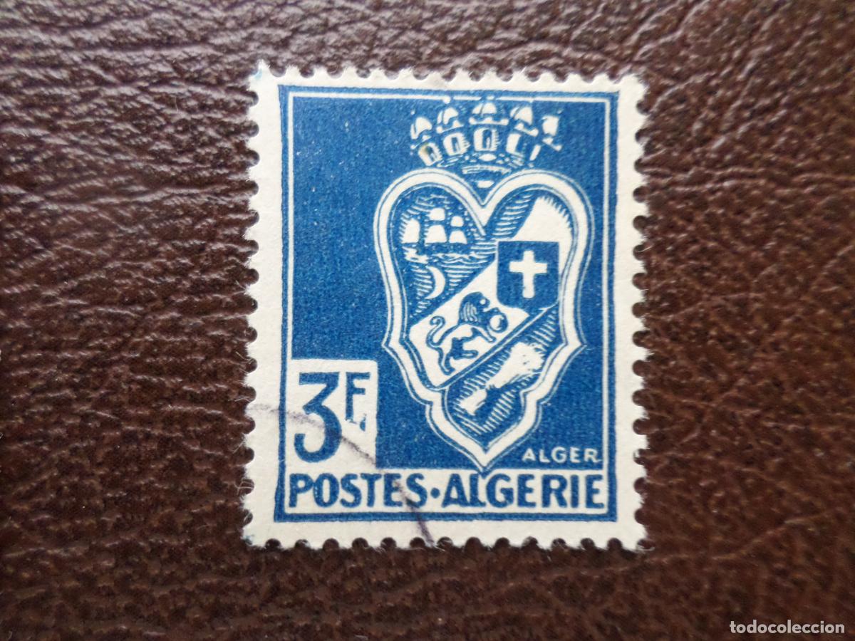 Sellos: :argelia, 1942, escudo de argel, Yvert 194