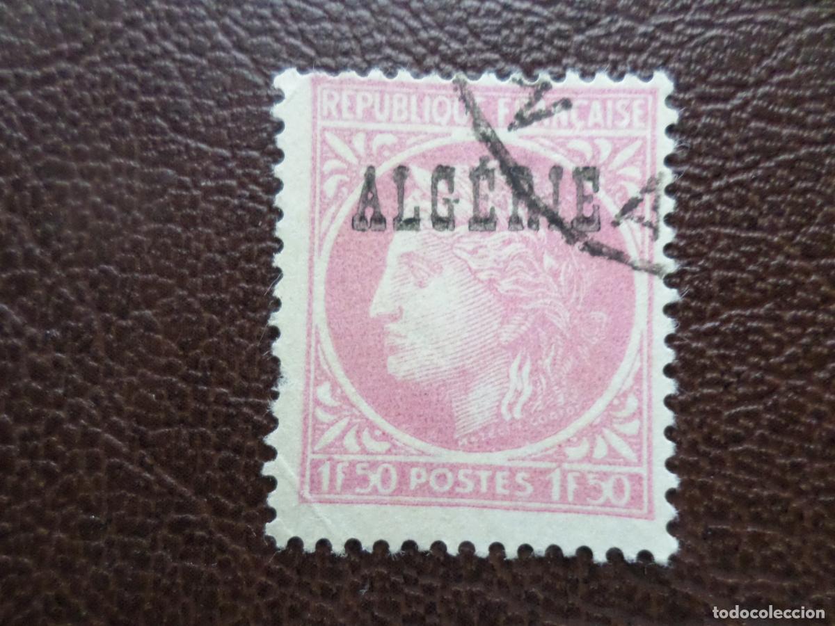 Sellos: :argelia, 1945, sello de francia sobrecargado, Yvert 229