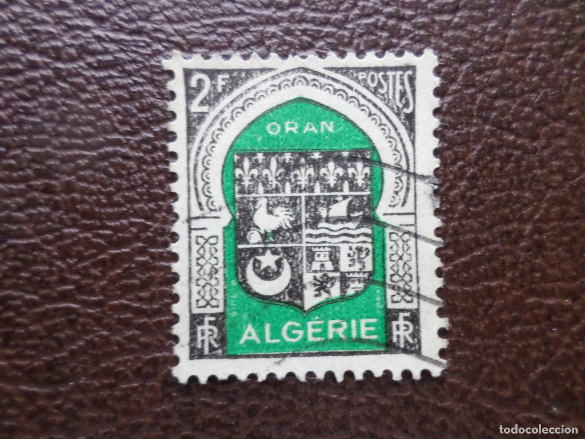 Sellos: :argelia, 1947, escudo de oran, Yvert 259