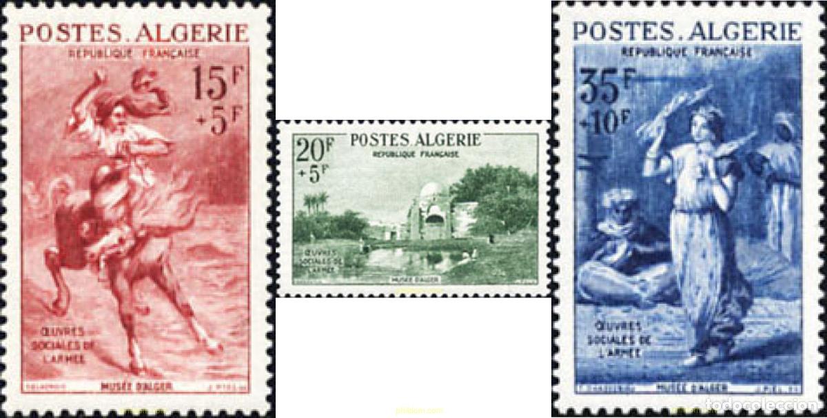 Sellos: 29266 MNH ARGELIA 1957 PRO OBRAS SOCIALES DE LA ARMADA.