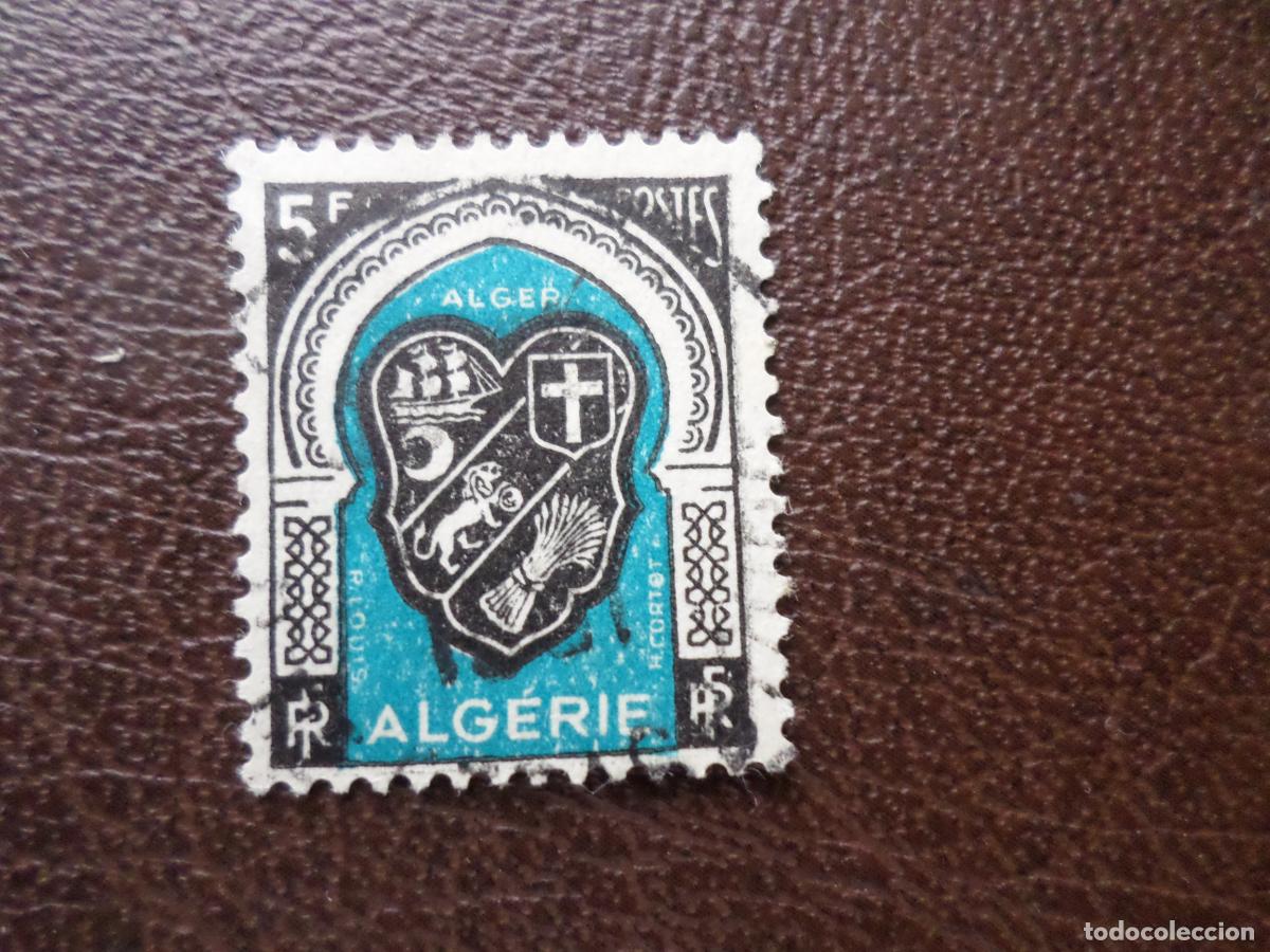 Sellos: :argelia, 1948, escudo de argel, Yvert 268