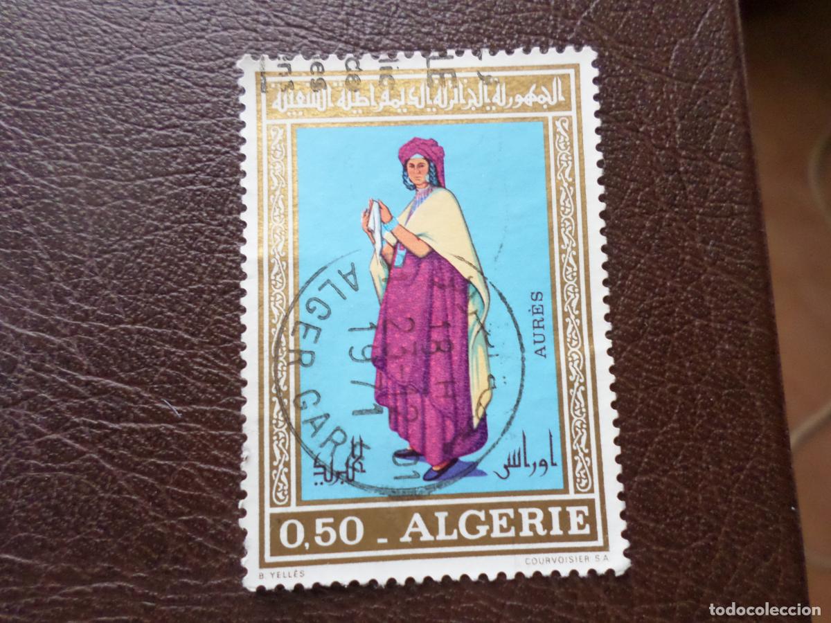 Sellos: :argelia, 1971, traje tipico de aur&eacute;s, Yvert 538