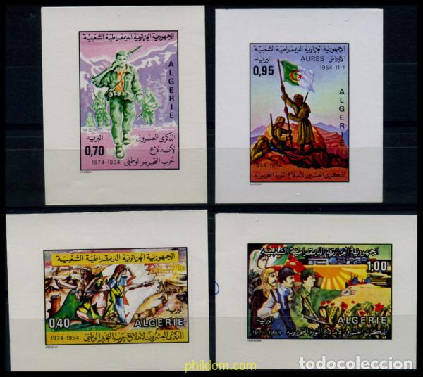 Sellos: 15457 MNH ARGELIA 1974 20 ANIVERSARIO DE LA REVOLUCION