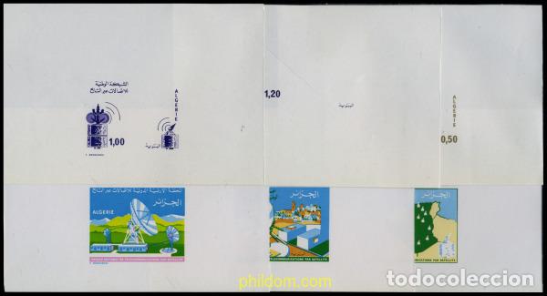 Sellos: 202018 MNH ARGELIA 1975 RED NACIONAL DE COMUNICACIONES POR SATELITE