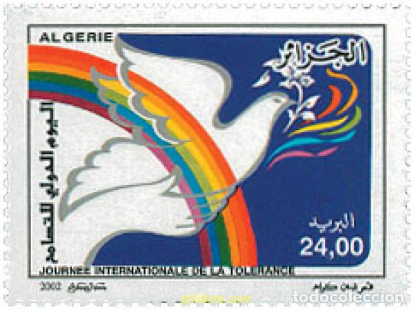 Sellos: 113670 MNH ARGELIA 2002 DIA INTERNACIONAL DE LA TOLERANCIA