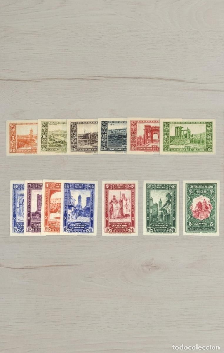 Sellos: Serie Completa Sellos de Argelia 1930 - Centenaire de l'Alg&eacute;rie 1830-1930 - 13 Valores - Nuevos