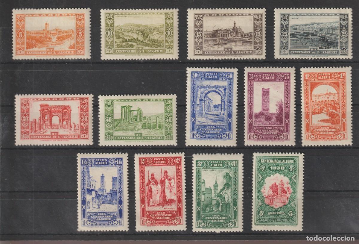 Sellos: Algerie Argelia 1930 - Yvert 87/99 mnh** Catalogue 2022 cote 276&euro;