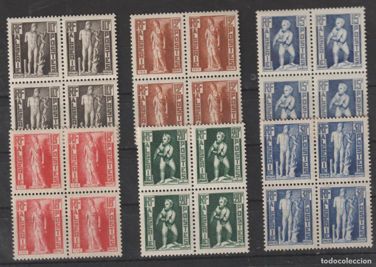 Sellos: Algerie Argelia 1951 - Yvert 288/293 b4 mnh**