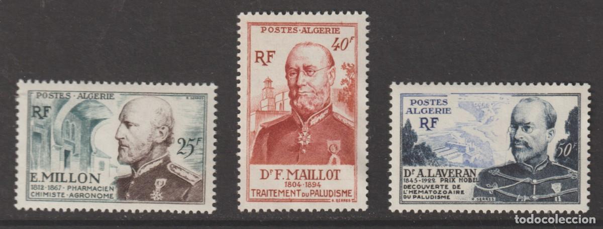 Sellos: Algerie Argelia 1954 - Yvert 304/306 mnh**