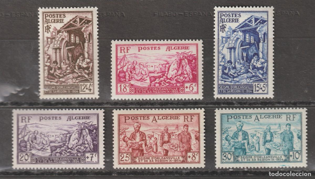 Sellos: Algerie Argelia 1954 - Yvert 319/324 mnh**