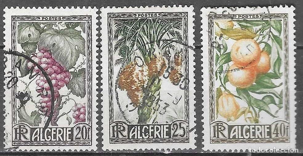 Sellos: SELLOS USADOS DE ARGELIA 1950, YT 279/ 81