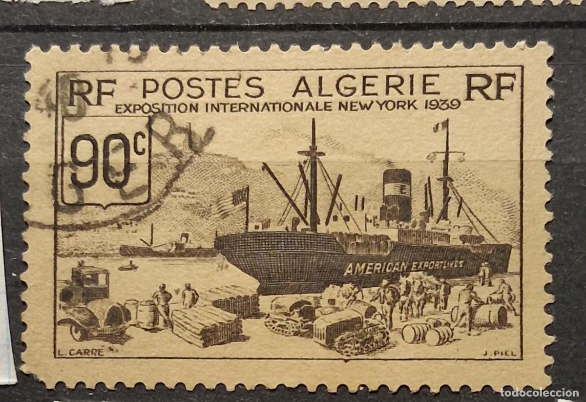 Sellos: ARGELIA, 1939, CAT.YT. 155.