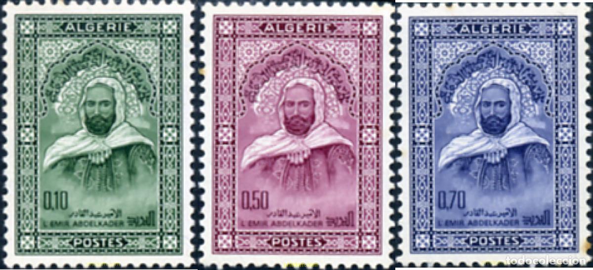 Sellos: 343195 MNH ARGELIA 1967 160 ANIVERSARIO DEL NACIMIENTO DE ABD EL-KADER IBN MOUHIEDDIN