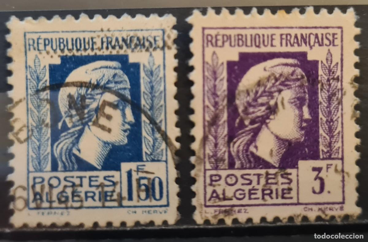 Sellos: Serie de sellos usados de Argelia 1944