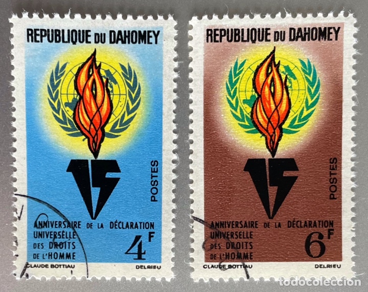 Sellos: Dahomey. Derechos humanos - Foto 1
