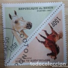 Sellos: REPUBLIQUE DE BENIN 1997. TEMATICA CABALLOS.. Lote 364976596