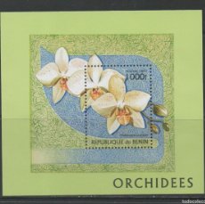 Sellos: BENIN 1997 SHEET MNH ORCHIDS ORCHIDEES ORQUIDEAS ORCHIDEEN ORCHIDEE FLORES FLOWERS FLEURS BLUMEN. Lote 366744716