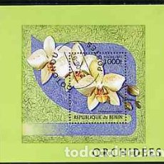 Sellos: BENIN 1997 SHEET USED MNH ORCHIDS ORCHIDEES ORQUIDEAS ORCHIDEEN ORCHIDEE FLORES FLOWERS FLEURS FIORI. Lote 366758926