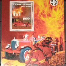 Sellos: BENIN 2007 SHEET MNH BOMBEROS POMPIERS FIRE ENGINES FIRE TRUCKS POMPIERI FEUERWEHRLEUTE. Lote 368843896