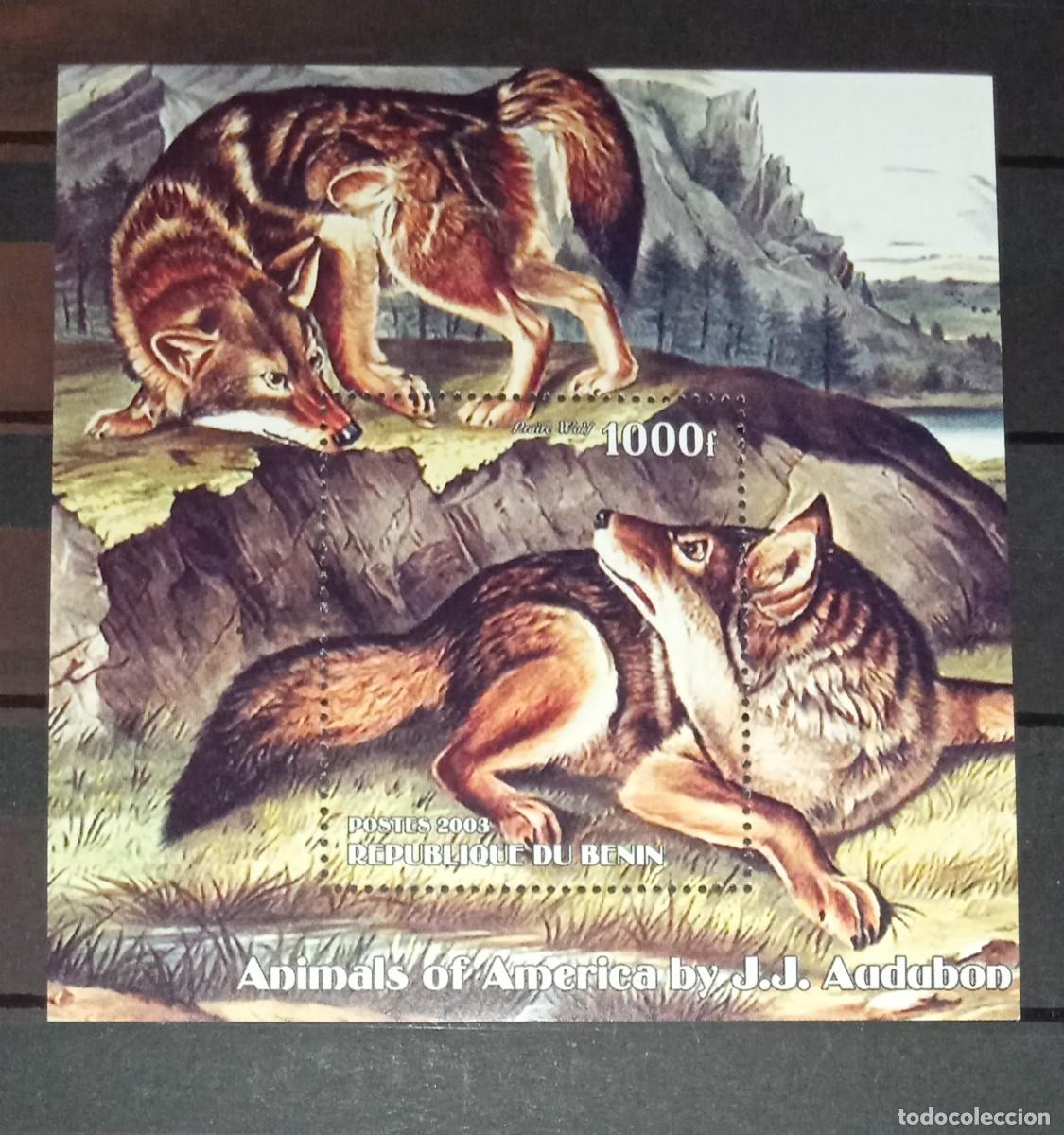 benin 2003 sheet mnh fauna mamiferos wolves wol - Compra venta en  todocoleccion