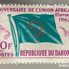 Sellos: DAHOMEY. UNIÓN AFRICANA. 1962