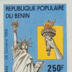 Sellos: 367966 MNH BENIN 1986 CENTENARIO DEL LEVANTAMIENTO DE LA ESTAUA DE LA LIBERTAD EN NUEVA YORK