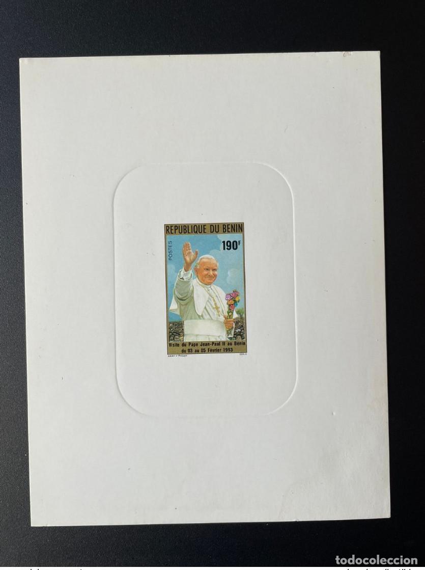 Sellos: Benin 1993 Mi. 536 Evento de lujo Visita del Papa Juan Pablo II