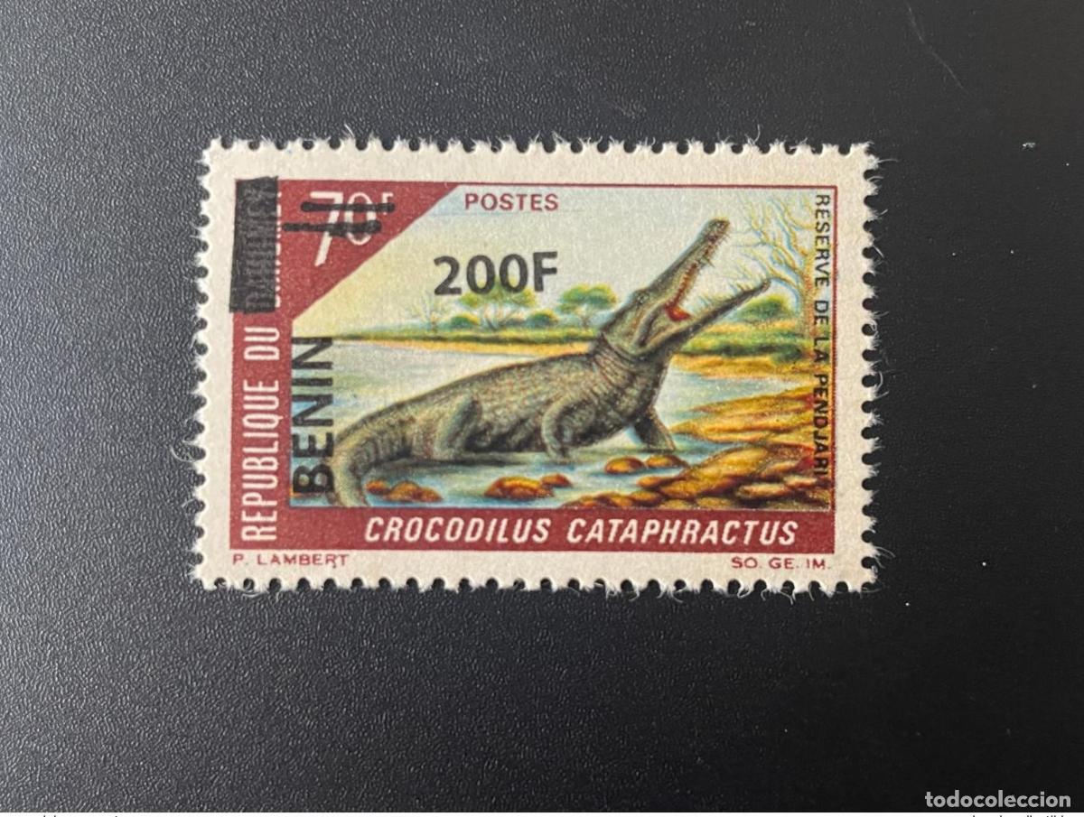 Selos: Reserva sobrecargada de cocodrilos Pendjari Cataphractus Mi. 1498 en Ben&iacute;n 2008 - 2009