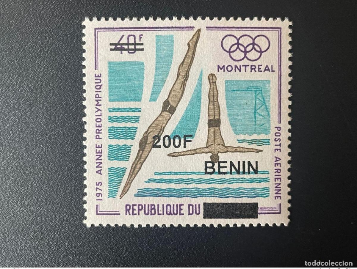 Selos: Ben&iacute;n 2008 - 2009 Mi. 1522 sobrecargado Juegos Ol&iacute;mpicos 1975 1976 Montreal Canad&aacute;