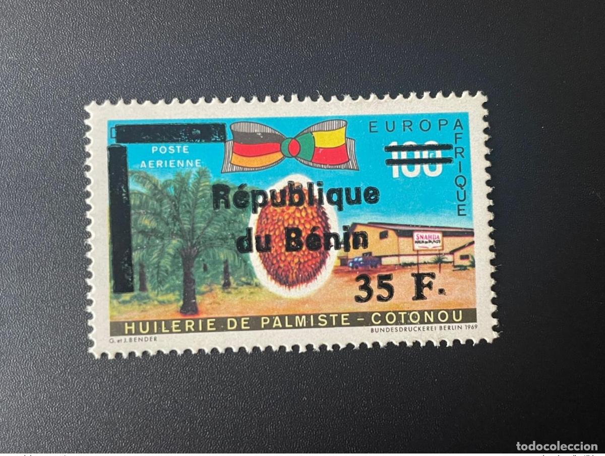 Sellos: Benin 1997 - 2000 Mi. 1095 Molino de aceite palmiste sobrecargado Coton&uacute; Alemania