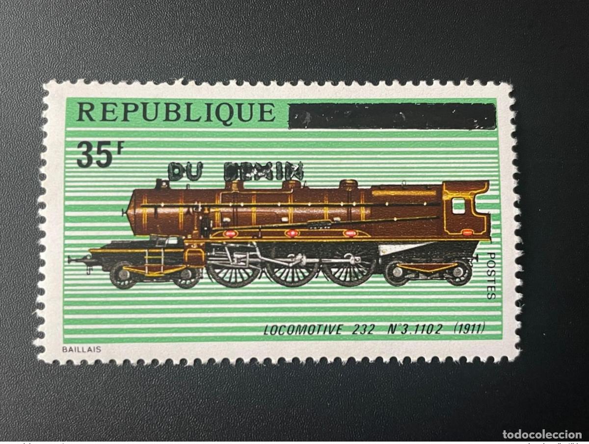 Sellos: Locomotora sobrecargada Mi. 524 de Benin 1992 tren Lokomotive 232 n&uacute;m. 3.1102 1911