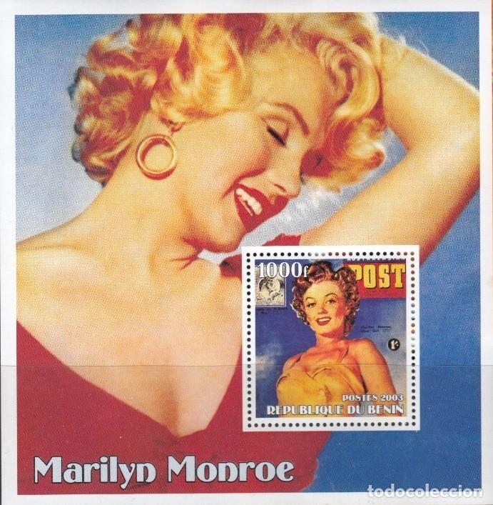 Sellos: BENIN 2003 SHEET MNH MARILYN MONROE ACTRICES ACTRESSES CINE CINEMA