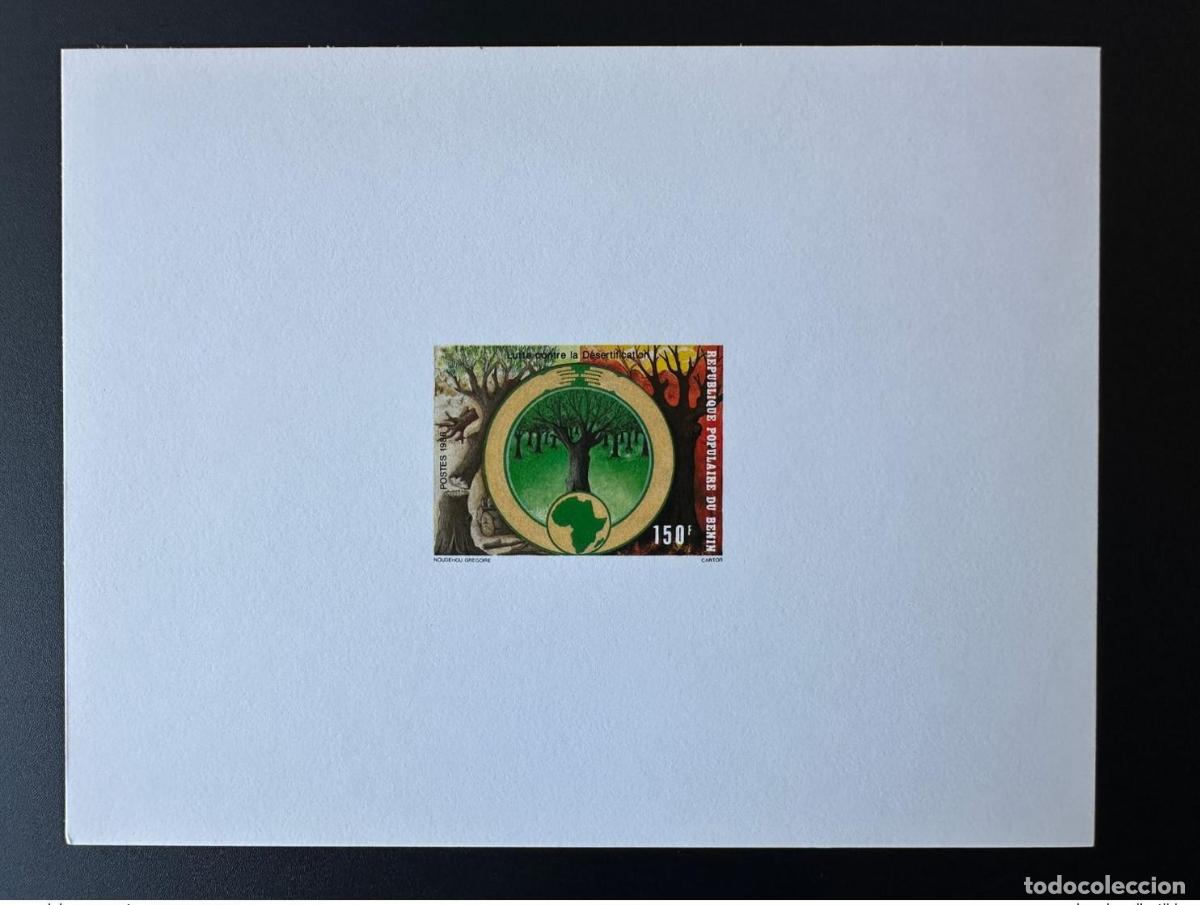 Briefmarken: Benin 1986 Mi. 441 prueba de lujo lucha contra la desertificaci&oacute;n