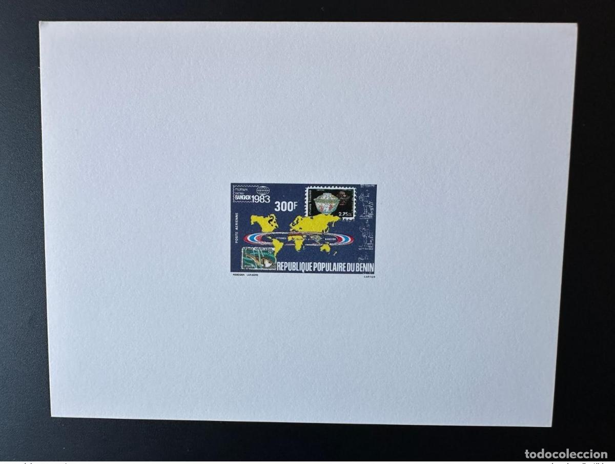 Sellos: Benin 1983 Mi. 315 Luxury Proof Exposici&oacute;n de sellos del Sal&oacute;n Bangkok Tailandia