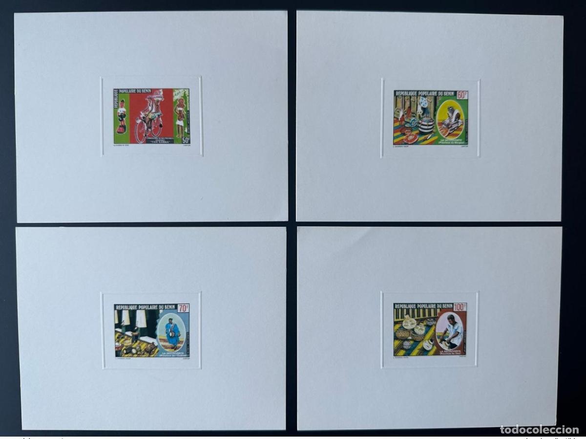 Sellos: Benin 1978 Mi. 151 - 154 provincias a prueba de lujo Kanna Borgou Ou&eacute;m&eacute; Crafts