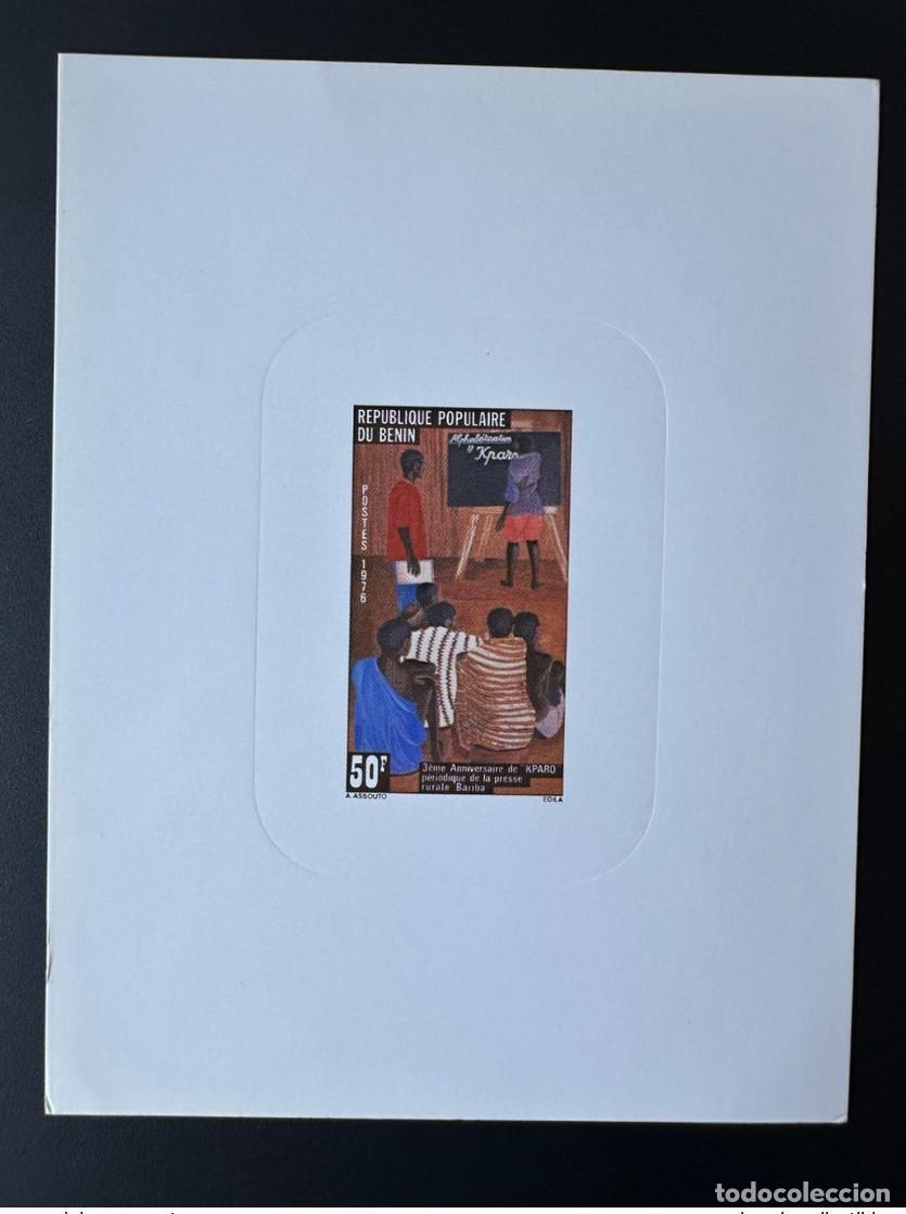 Sellos: Ben&iacute;n 1976 Mi. 70 Evento de lujo 3 a&ntilde;os prensa rural peri&oacute;dica KPARO Bariba
