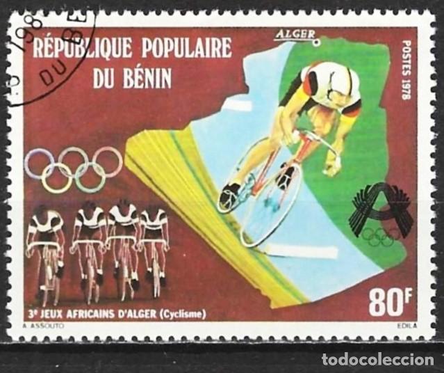 Sellos: Benin 1978 - Mi 146 - YT 417 - Juegos Deportivos Africanos : Ciclismo