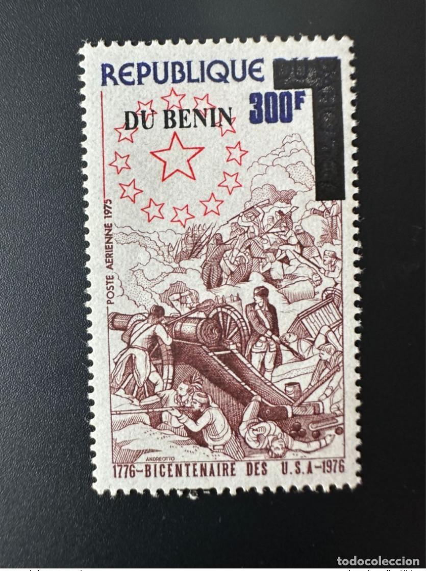 Sellos: Benin 1993 Mi. 561 1976 Bicentenario de los Estados Unidos sobreimpresi&oacute;n MNH