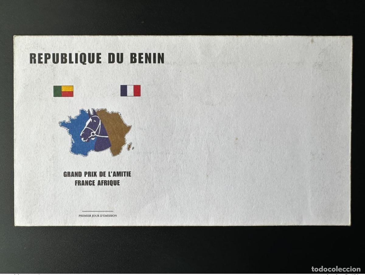 Sellos: Ben&iacute;n 1999 Mi. 1223 - 1228 FDC Cheval Horseback Pferd Gran Premio de la Amistad