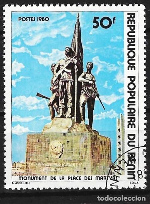 Sellos: Benin 1980 - Mi 208 - YT 467 - Plaza de los M&aacute;rtires