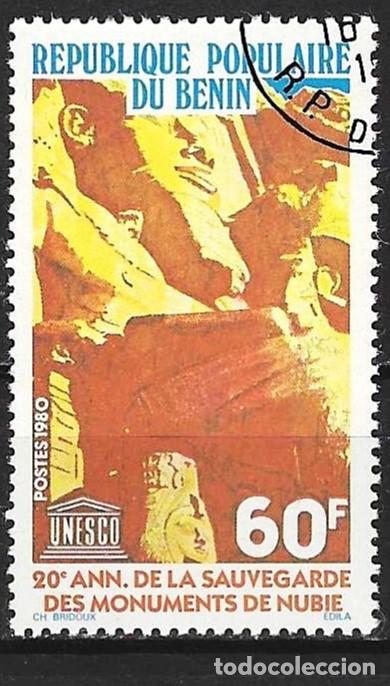 Sellos: Benin 1980 - Mi 204 - YT 476 - UNESCO : Ramses II, Abu Simbel
